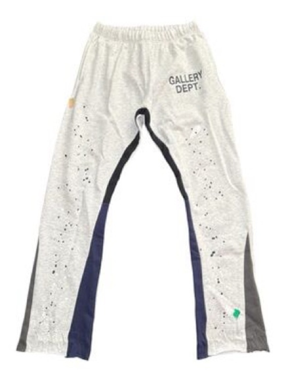 Gallery Dept Mens Gray Track Pants with Navy Accents